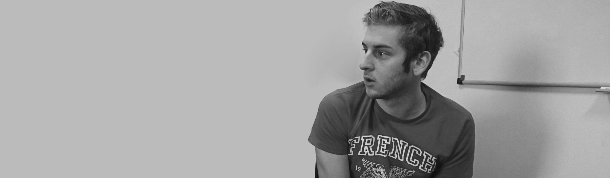 Photo of Matt in the office