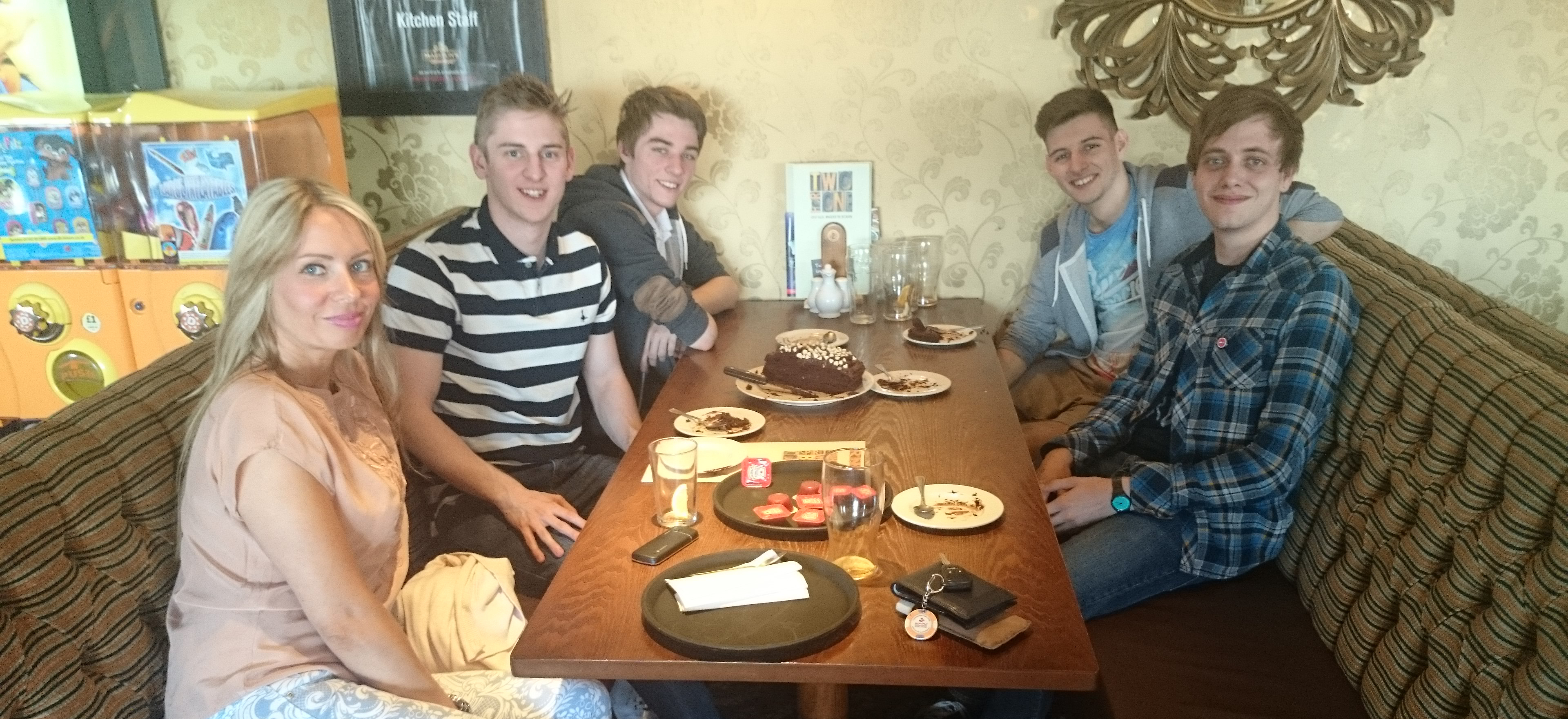 The team at the 7th birthday party for WOW