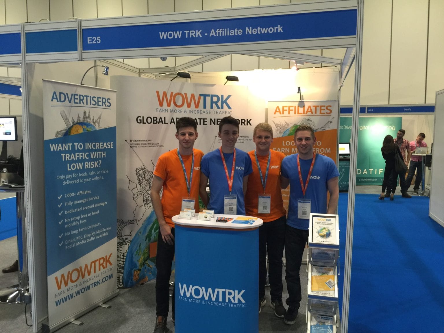 WOW TRK team at Digital Marketing Show in London