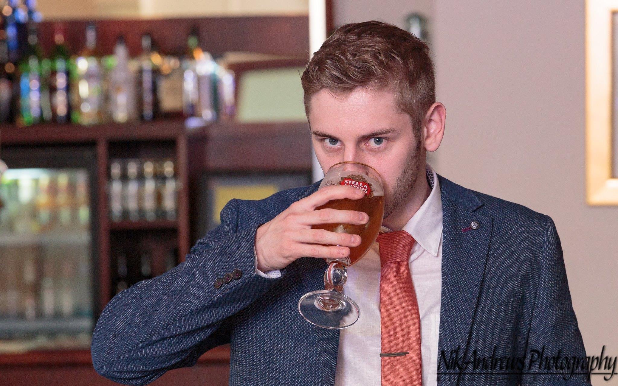 Matt, founder at 10th Anniversary party