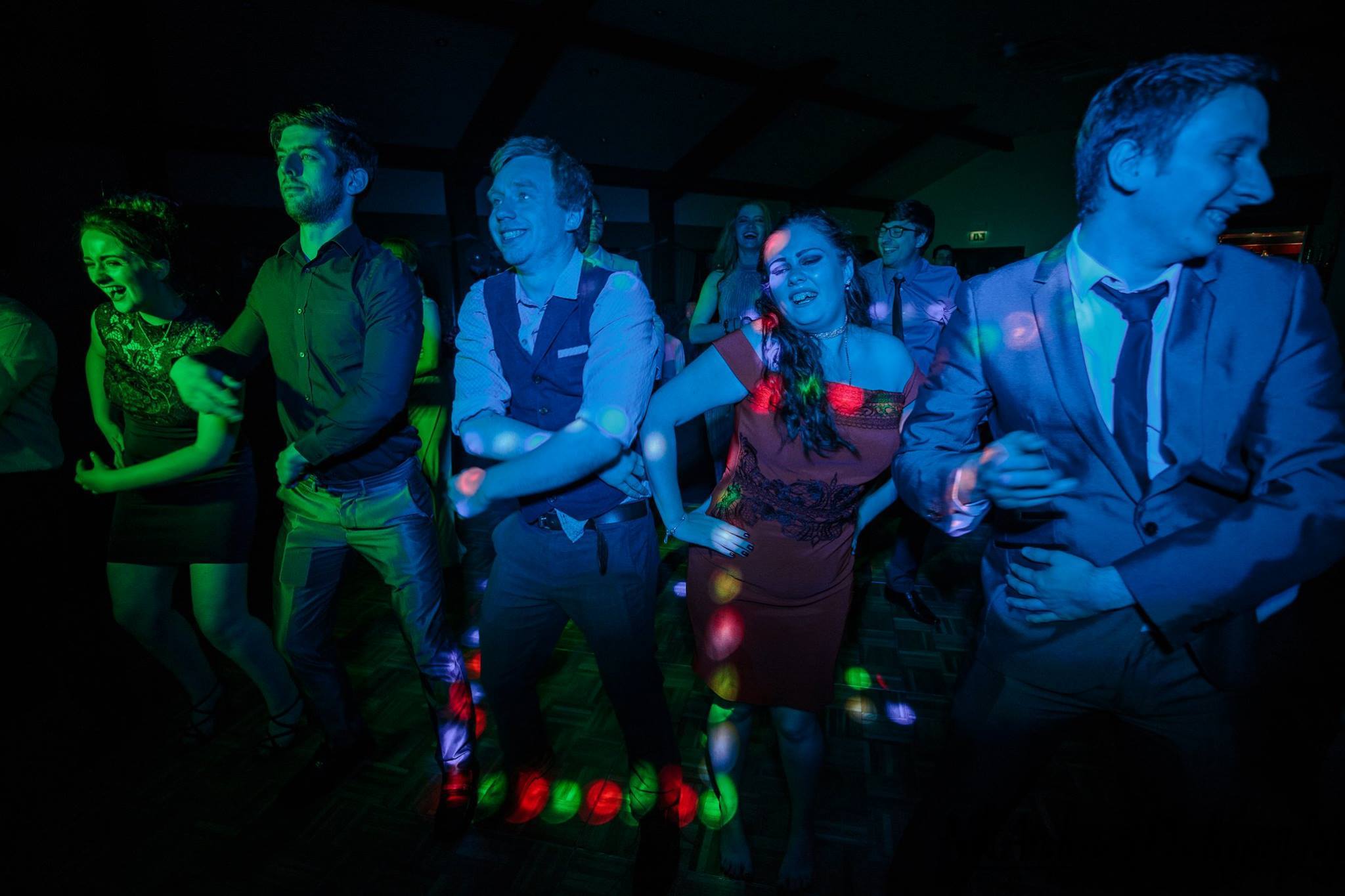 People dancing at 10th Anniversary party